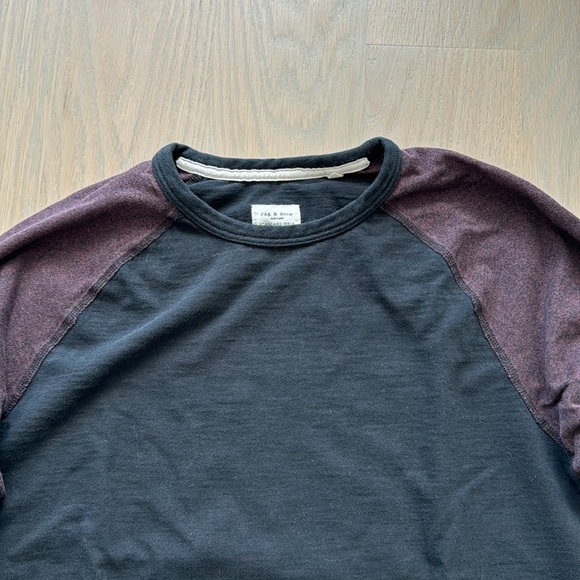 Rag & Bone Raglan Crewneck Shirt - Picture 2 of 5